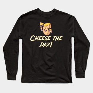 Cheese the Day | MacNCheese Cheese Lover Long Sleeve T-Shirt